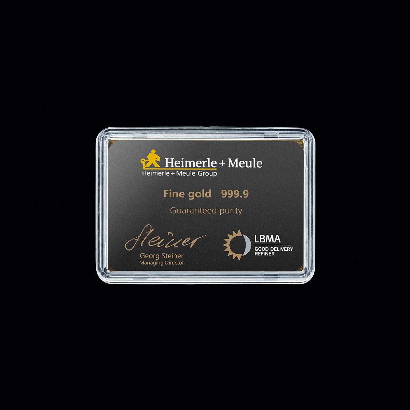 Goldtafel 50 gr. Feingoldbarren AU