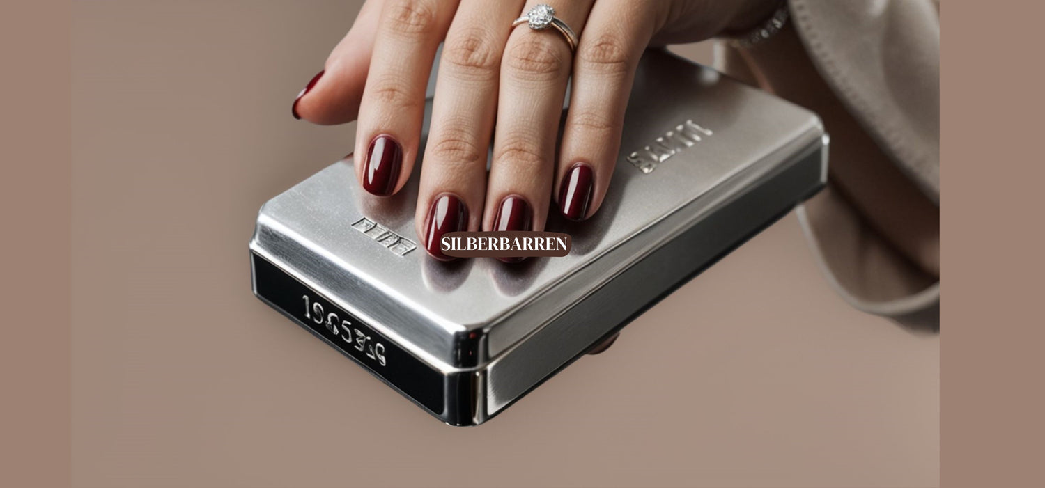 Silberbarren Gegossen